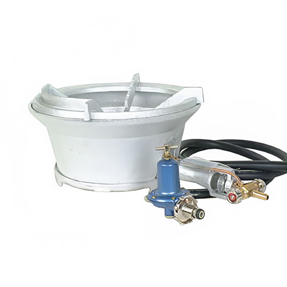 438-IRFS001 20 1/2" Gas Hotplate w/ (1) Burner & Manual Controls, Liquid Propane