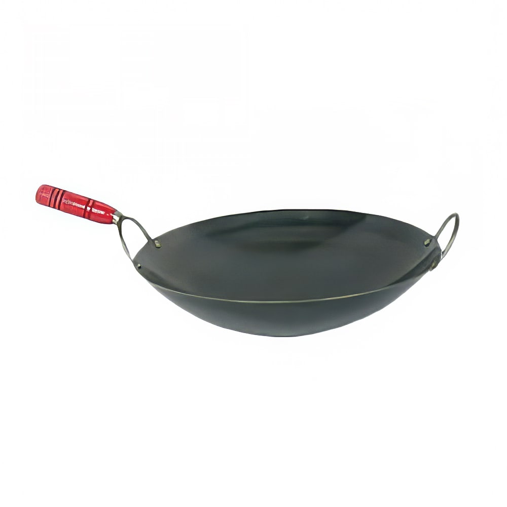 438-IRWC007 16" Iron Wok - Riveted Handles