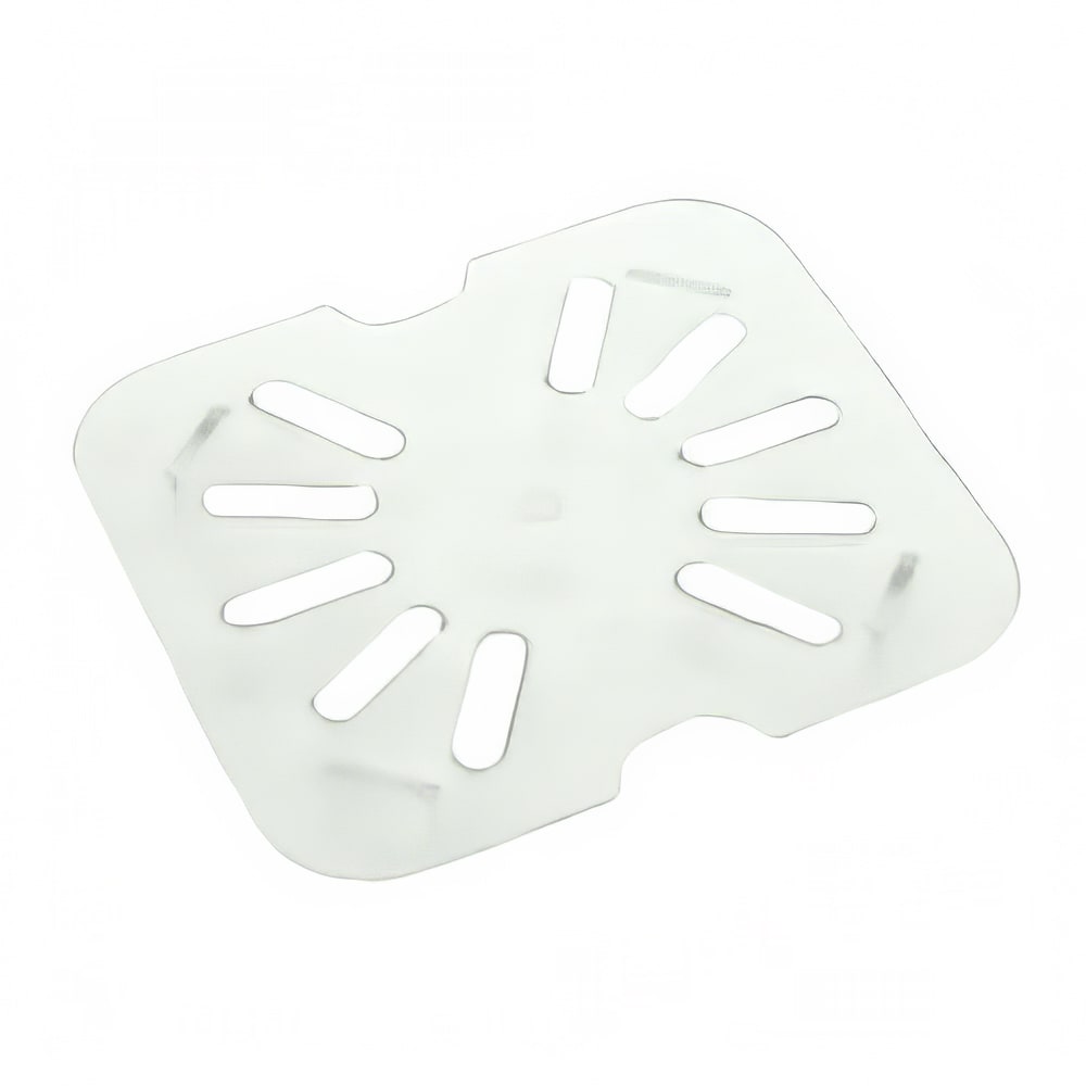 438-PLPA7140DS Quarter Size Drain Shelf - Polycarbonate, Clear