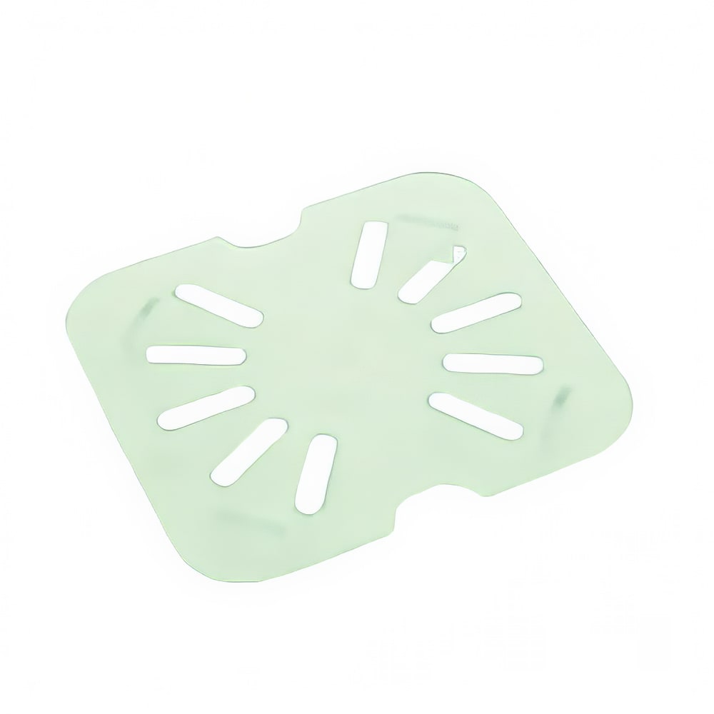 438-PLPA7160DS Sixth Size Drain Shelf - Polycarbonate, Clear
