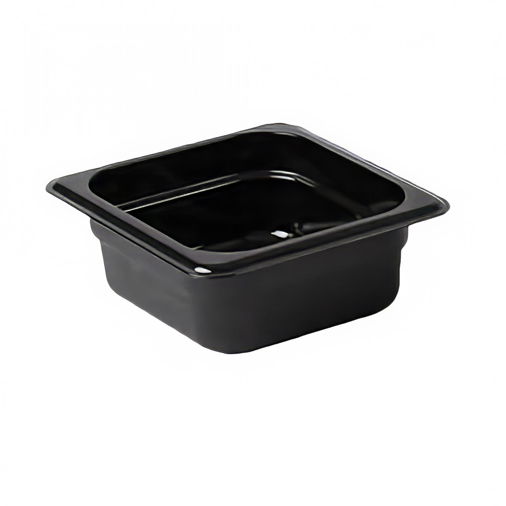 438-PLPA8162BK 2 1/2"D Sixth Size Food Pan