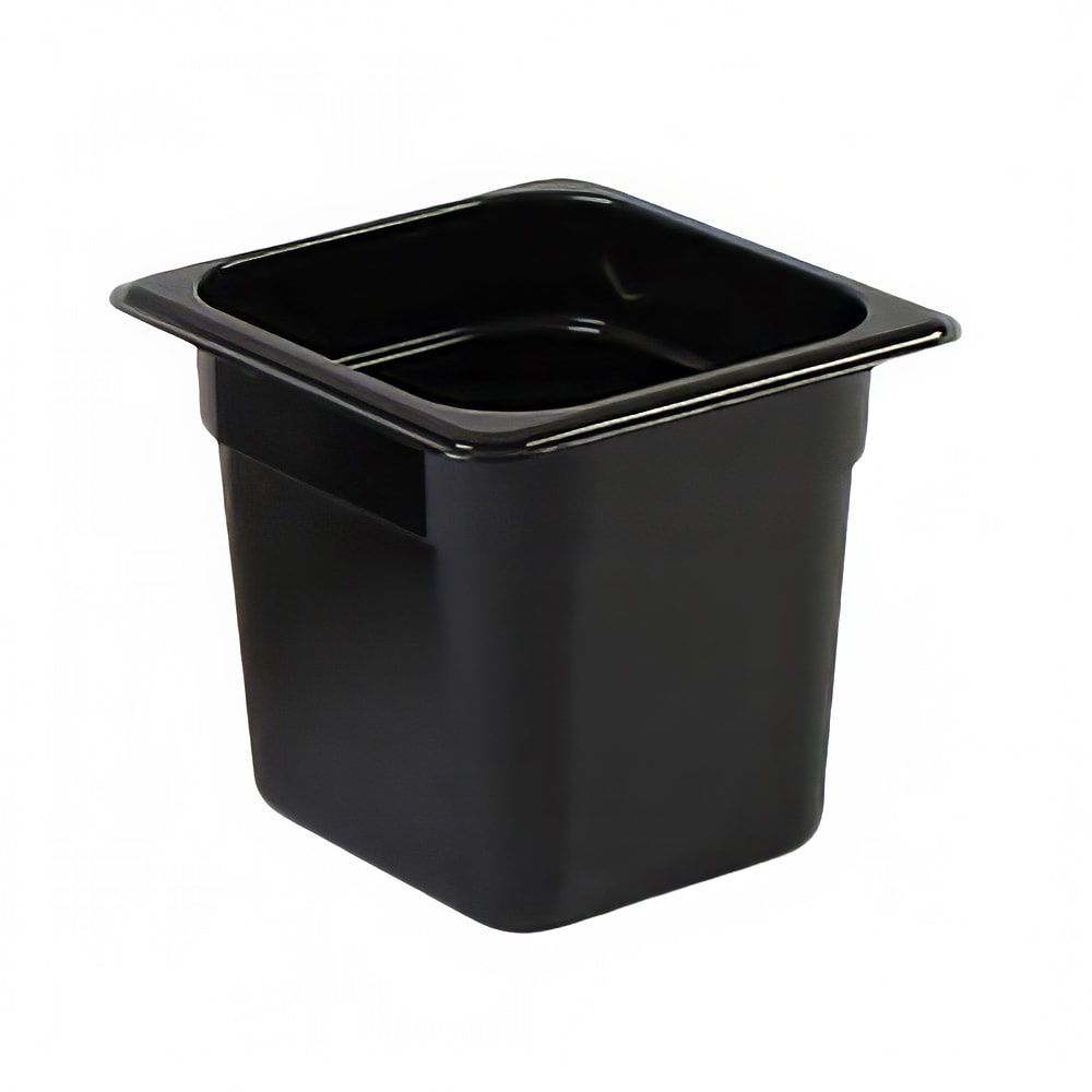 438-PLPA8166BK 6"D Sixth Size Food Pan