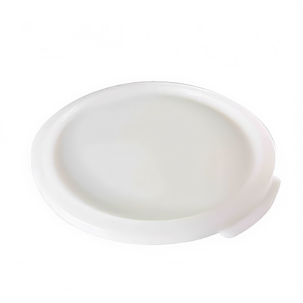 438-PLRFC0204PP Cover for 2 & 4 qt Food Storage Containers - Polypropylene, White