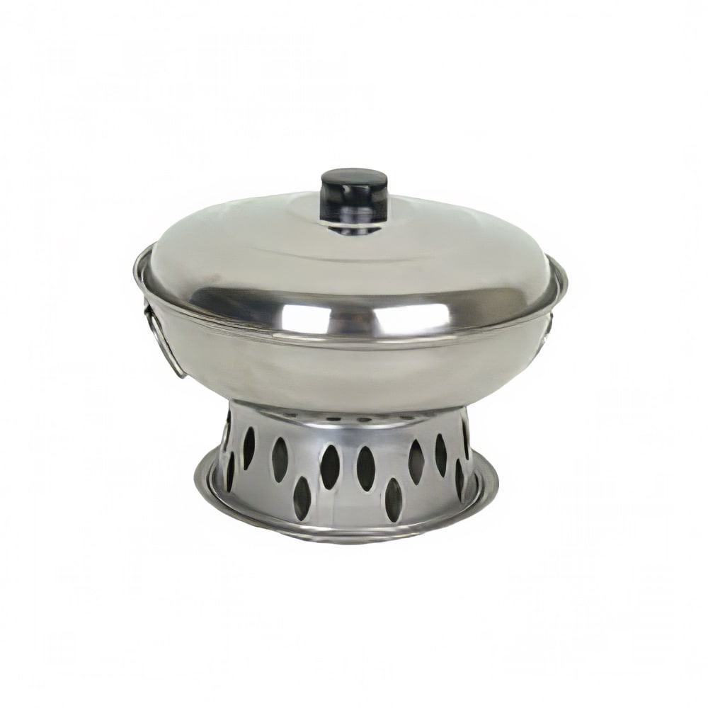 Thunder Group SLAL02B 9" Round Wok Chafer Body/Cover, Stainless Steel