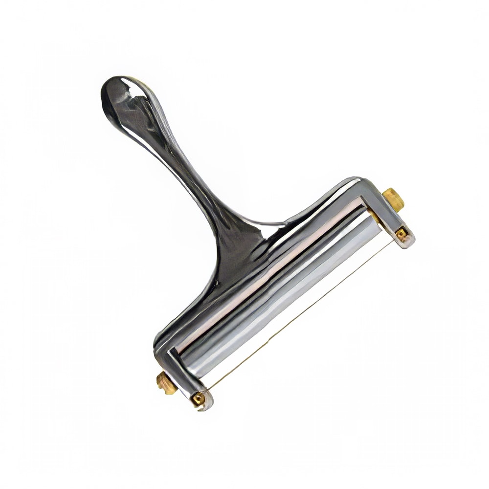 438-SLKCC005 Cheese Slicer w/ Aluminum Roller & Zinc Alloy Handle, Chrome Plated