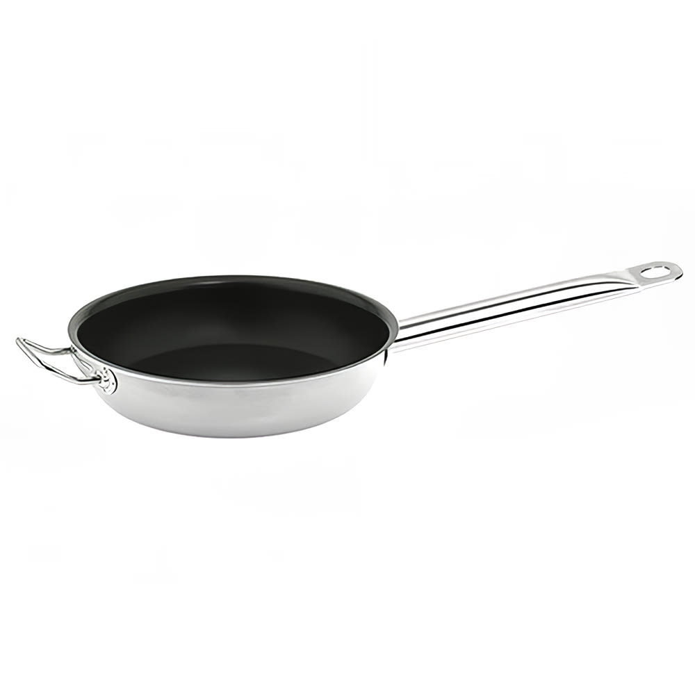 438-SLSFP312 12" Non Stick Stainless Steel Frying Pan w/ Hollow Metal Handle