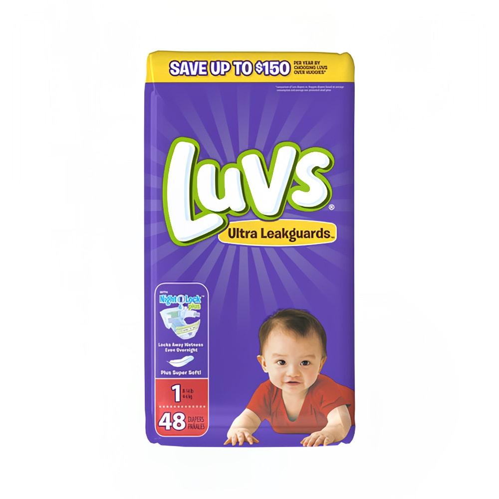 Procter & Gamble 85922 Luvs® Diapers - Size 1