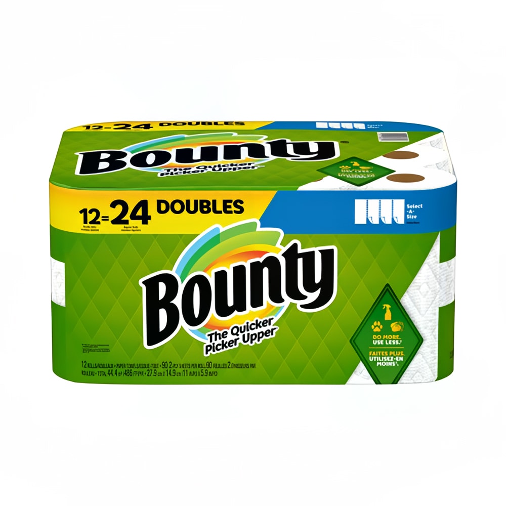 Procter & Gamble 10030772061302 Bounty® Paper Towel Rolls - 2 ply, White