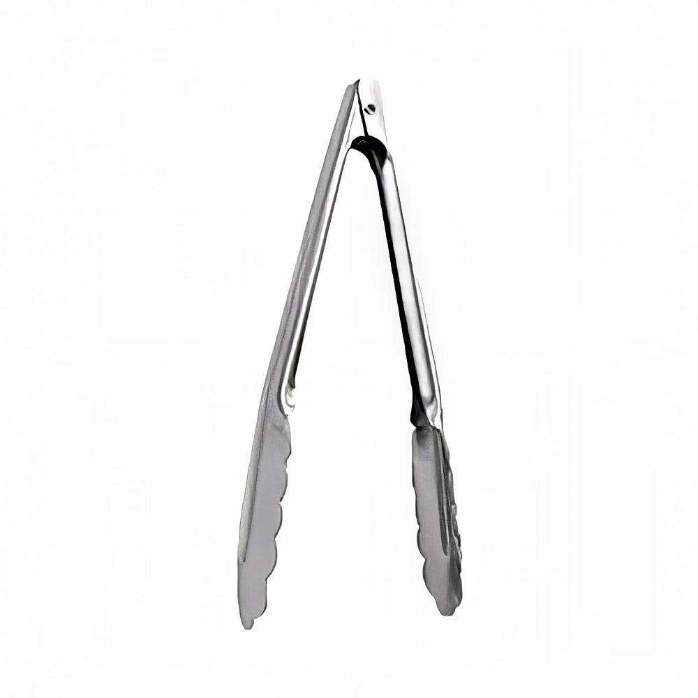 Thunder Group SLTHUT107 7"L Stainless Utility Tongs