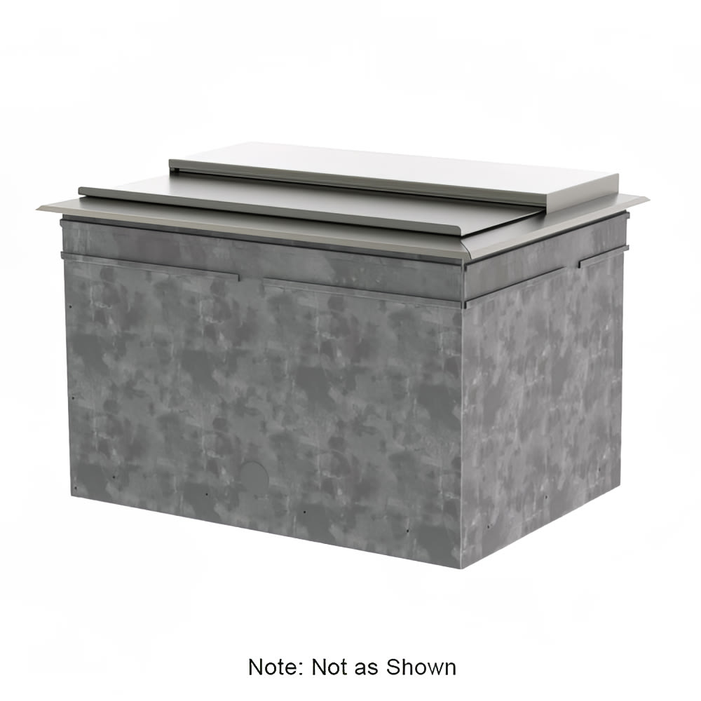 199-DI36IC 38" x 19 1/4" Drop In Ice Bin w/ 80 lb Capacity - Stainless