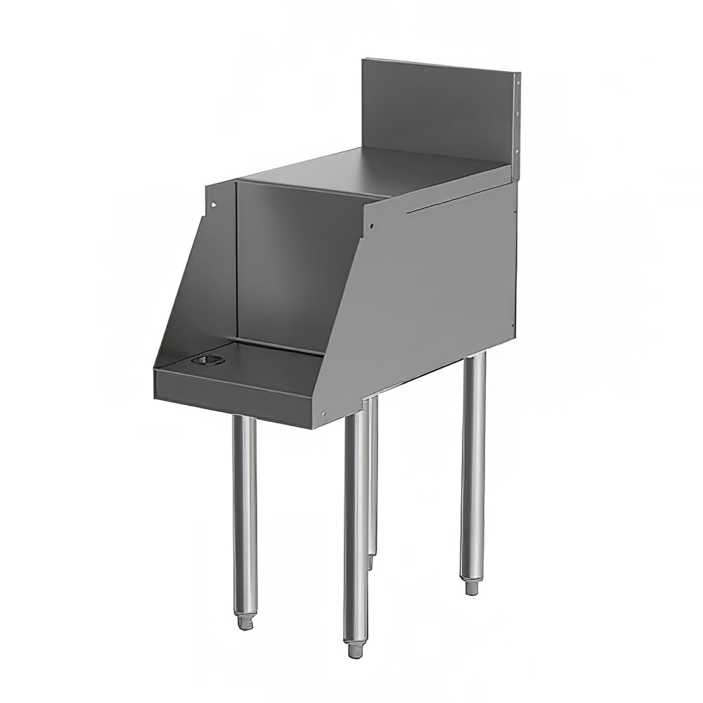 199-TS12BLD 12" TS Series Blender Station w/ Flat Worktop, Stainless