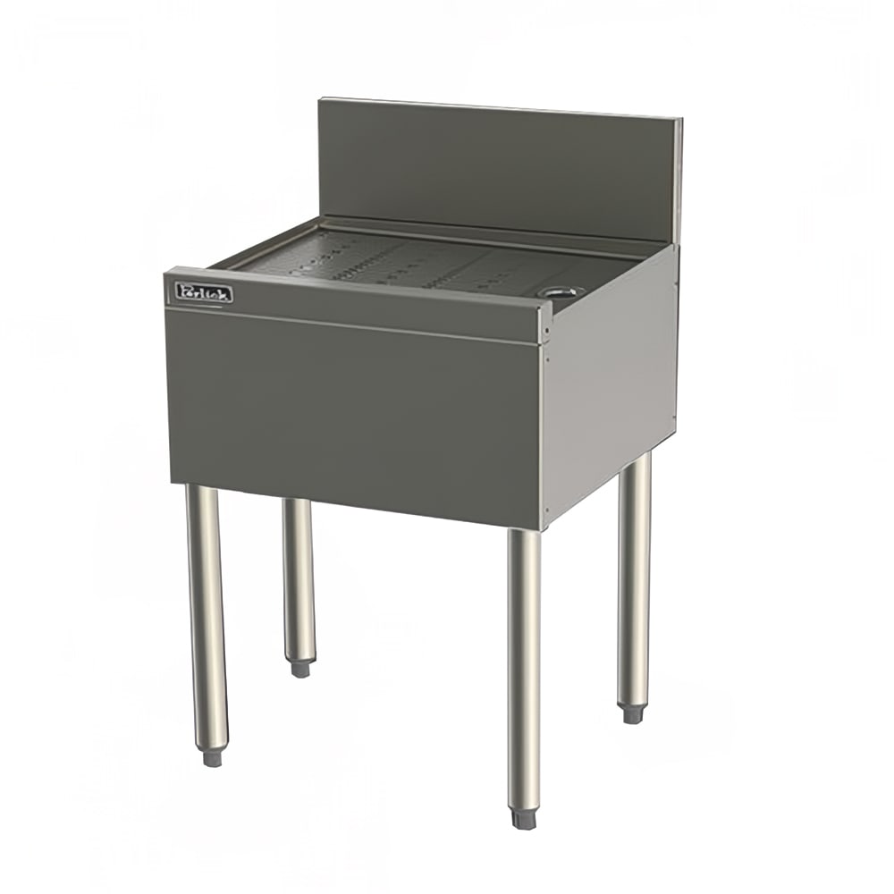 199-TSF19 Underbar Drainboard - 19"W x 24"D x 36 1/2"H, Stainless Steel Legs