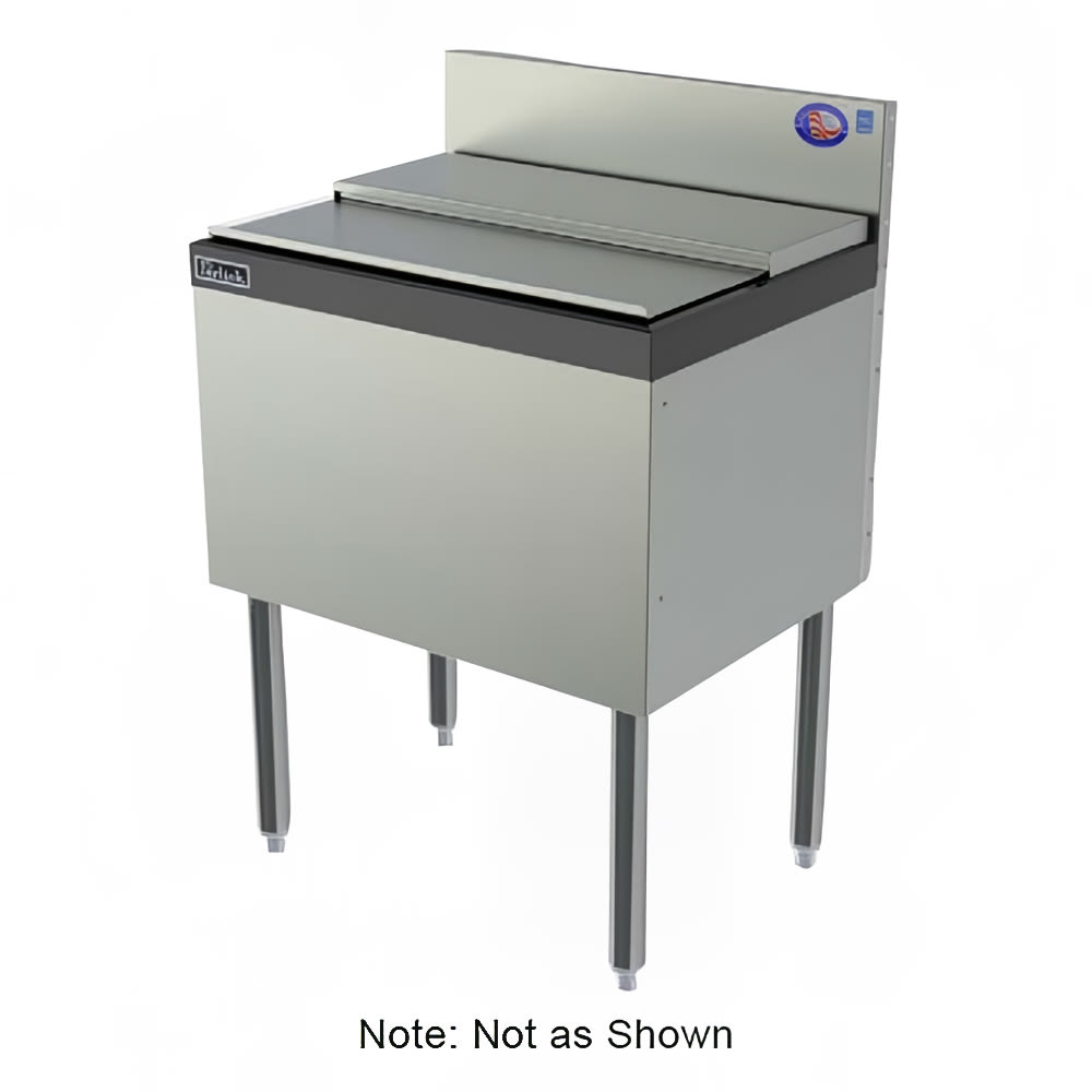 199-TSD36IC 36-in Modular Ice Chest w/ ABS Top Ledge, 85-lb, Stainless