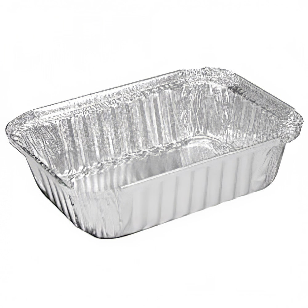 428-476100 Oblong Pan - 7 1/16" x 5 1/8", Aluminum Foil