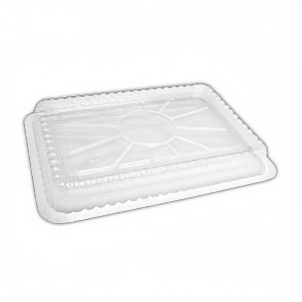 428-476104 Dome Lid - 8" x 6", Plastic, Clear