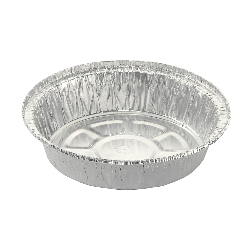 428-504739 7" Round Disposable Foil Pan