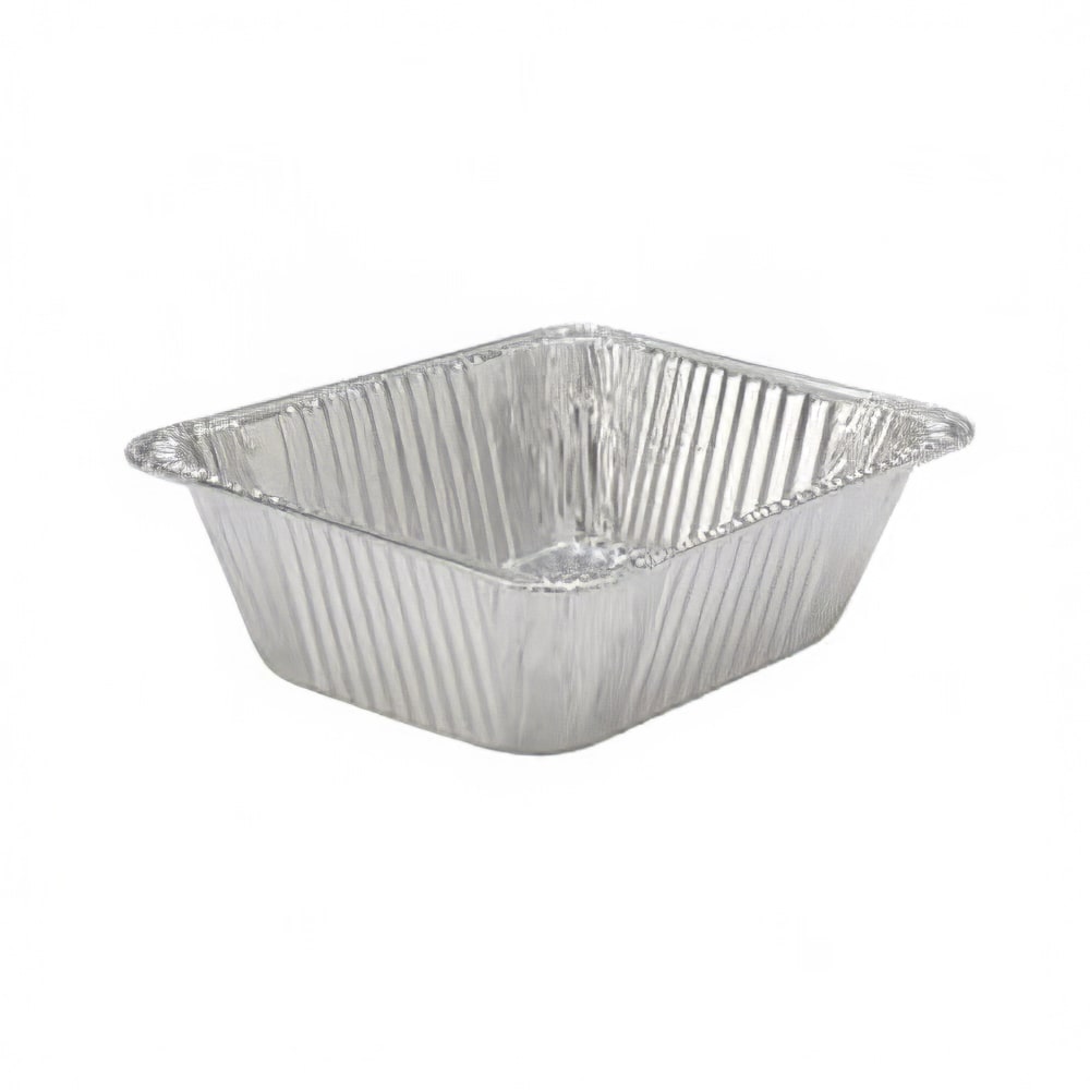 428-639073 Tru-Fit Half Size Steam Pan - 12 3/4" x 10 3/8", Aluminum Foil