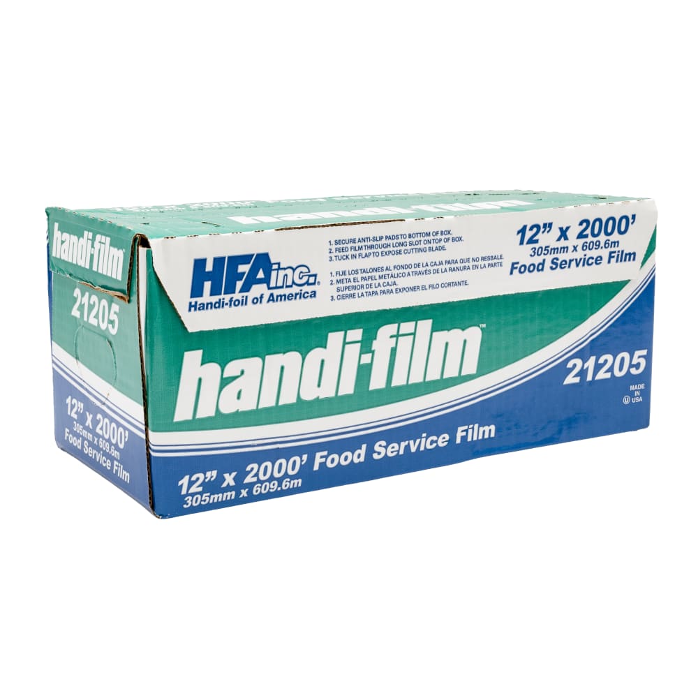 428-491992 Handi-Film Foil Roll w/ Slide Cutter - 12" x 2000'