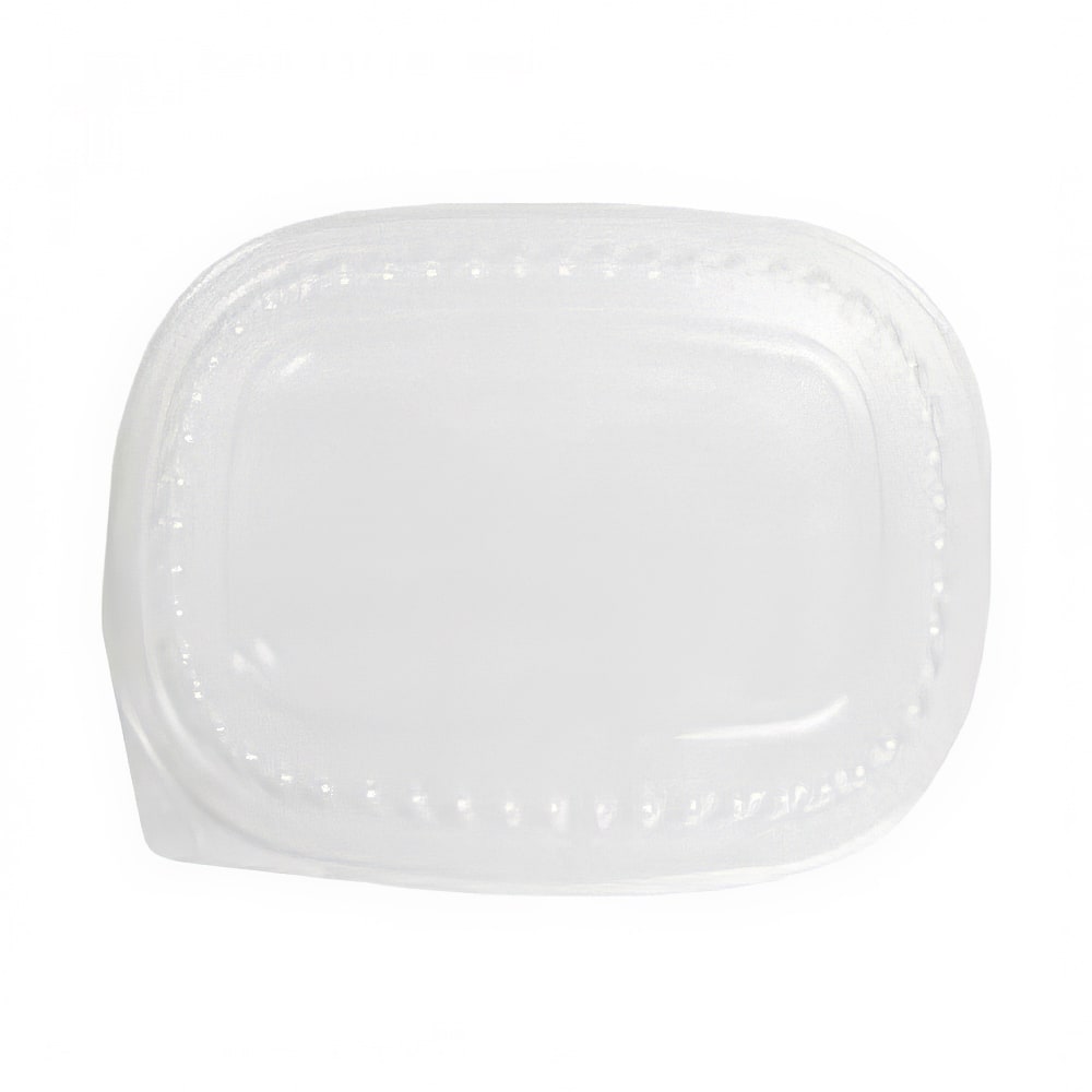 428-590737 Dome Lid for To-Go Container - Plastic, Clear