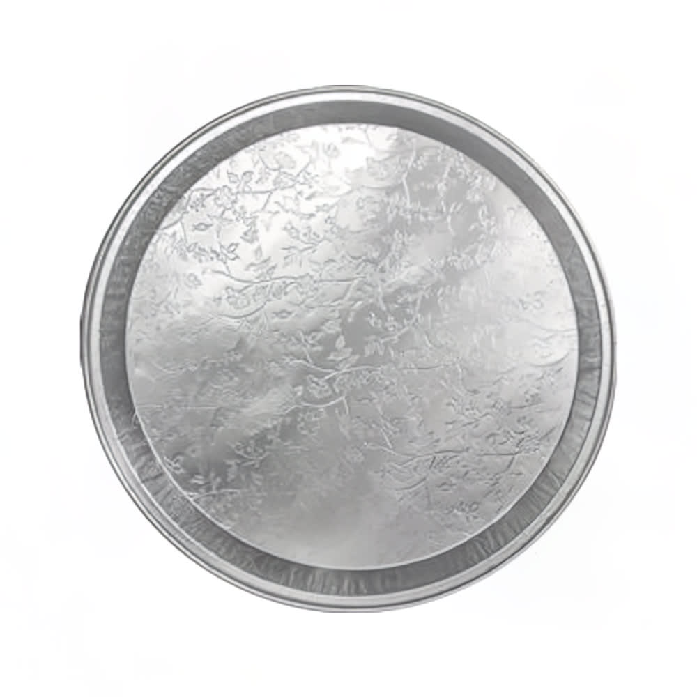 428-476137 16" Round Serving Tray - Aluminum, Silver