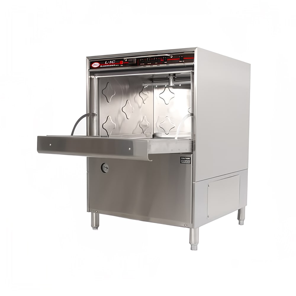 527-L1C Energy Mizer® Low Temp Rack Undercounter Glass Washer w/ 30 Racks/hr Capacity - 115v/1ph