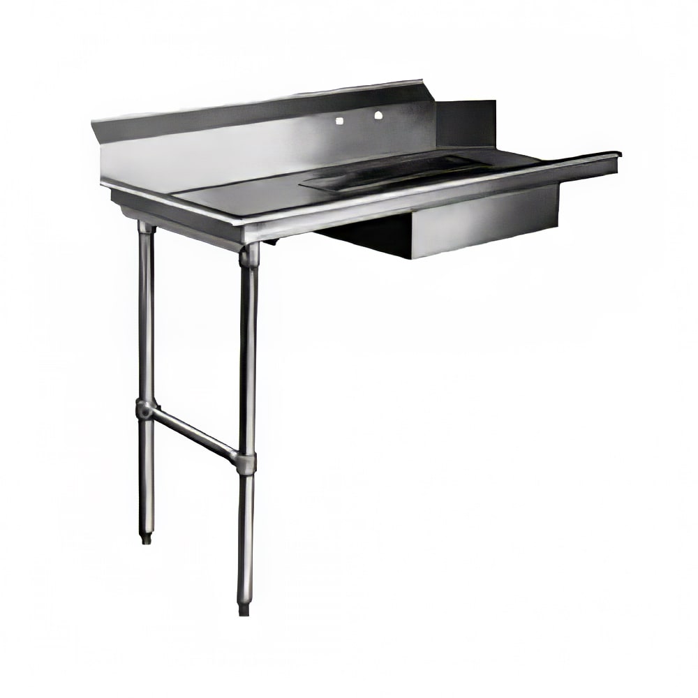 527-SL36 36" Straight Dish Table - Left to Right, (1) 20" x 20" x 5" Sink Bow...