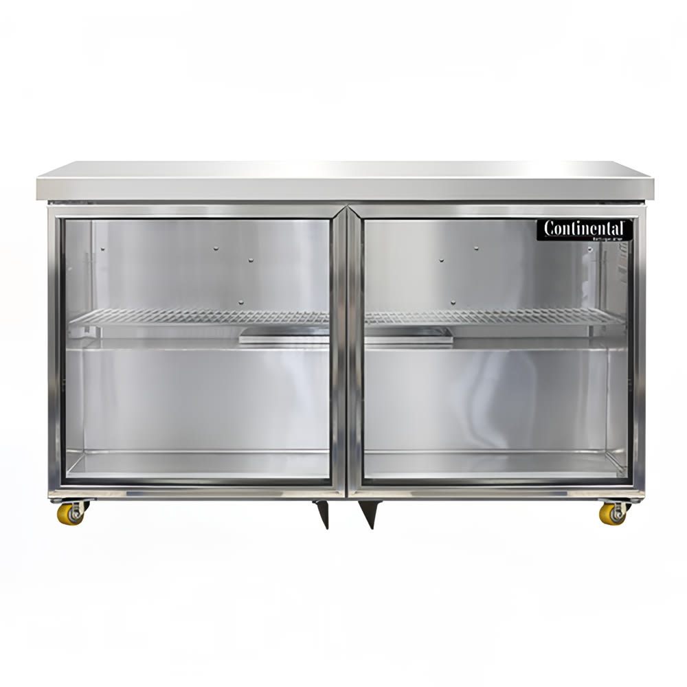 160-SW48NGDU 48" Undercounter Refrigerator w/ (2) Sections & (2) Doors, 115v