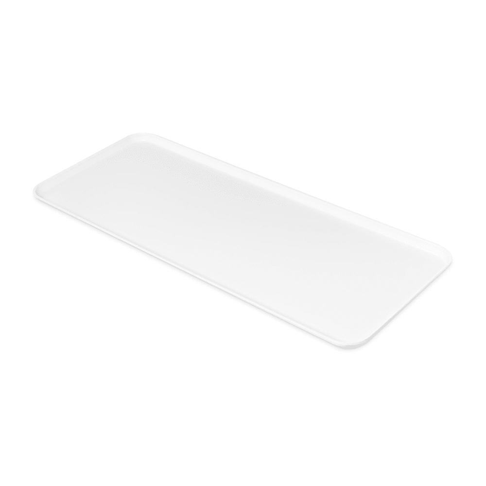 028-1230FMT301 Rectangular Market Tray - 30" x 12 7/16", Pearl White
