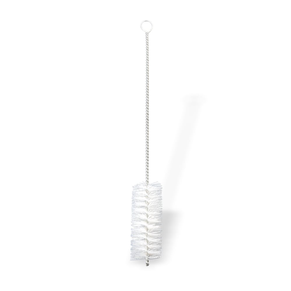 028-4113100 18" Medium Duty Pipe Brush w/ Polyester Bristles, White