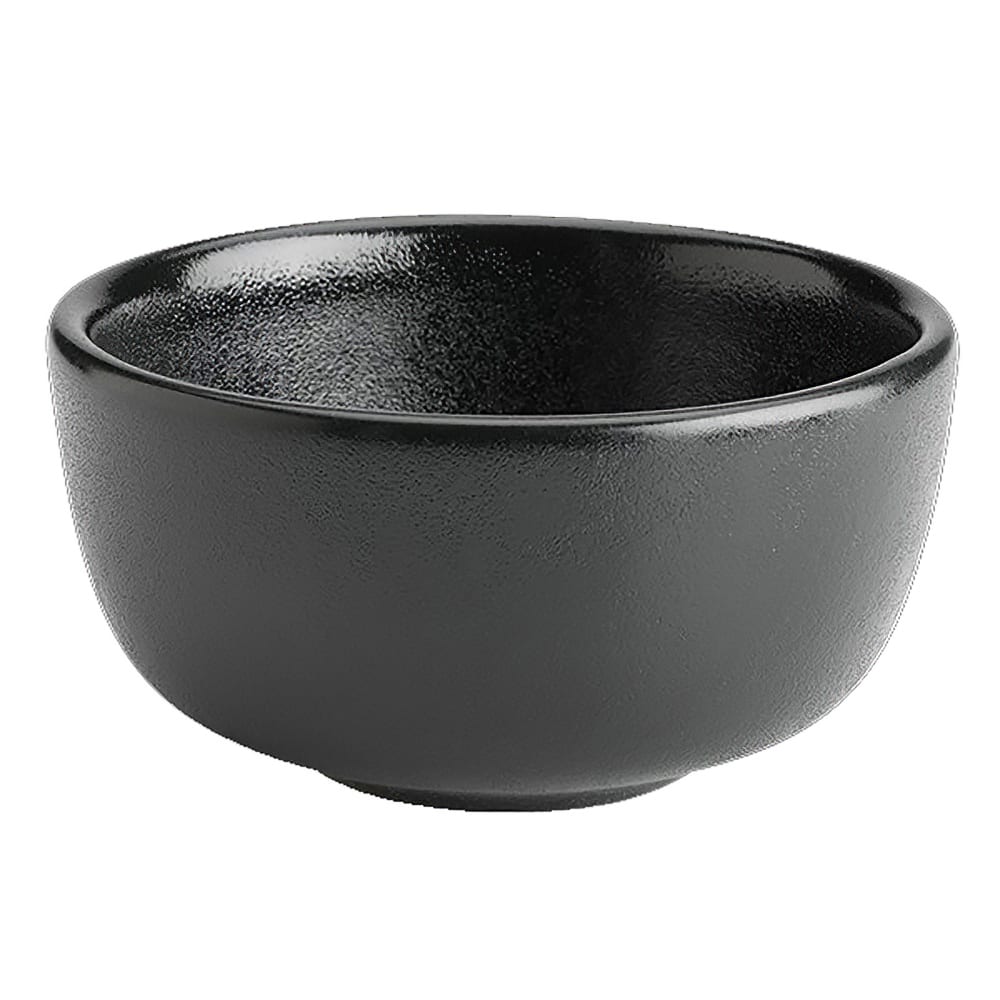 706-HL301970AFCA 9 1/4 oz Round Foundry Jung Bowl - China, Black