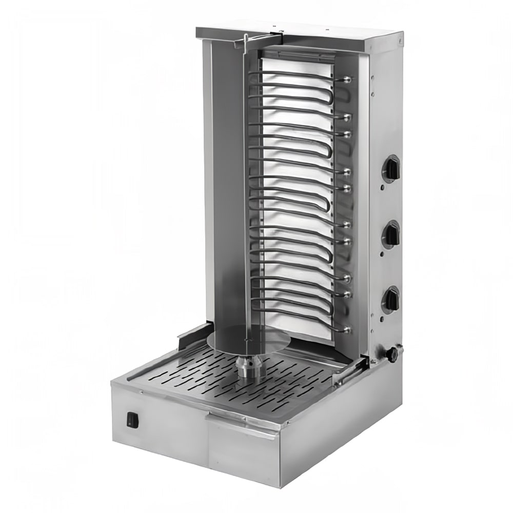 Equipex GR 80E Gyro Grill w/ 88 lb Meat Capacity - (3) Heating Zones, 208 240v/3ph