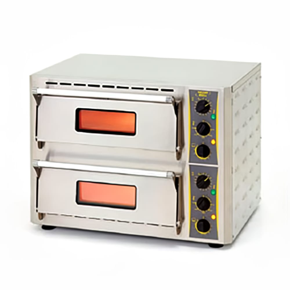 Equipex PZ-430D Countertop Pizza Oven - Single Deck, 208 240v/1ph