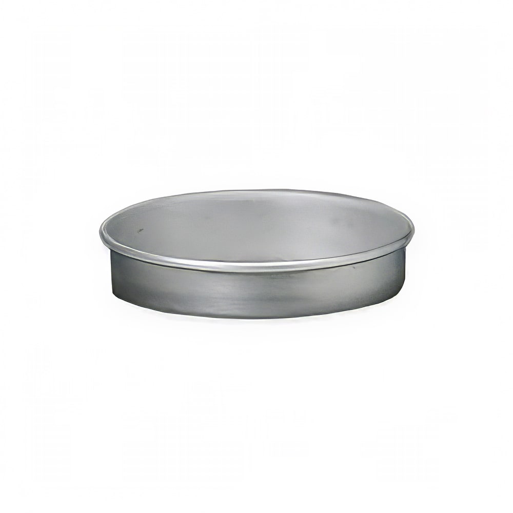 166-A800815 8" Straight Sided Pizza Pan, 1 1/2" Deep, Solid, Aluminum