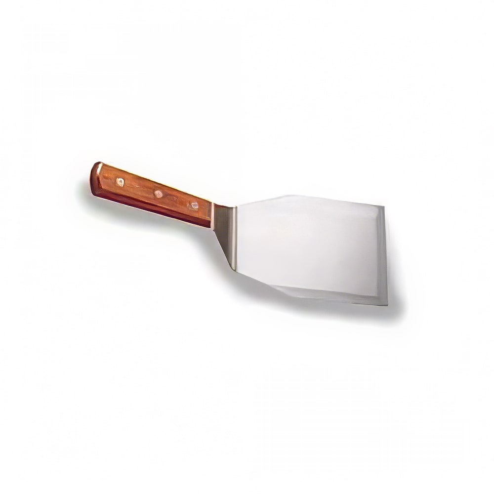 166-19075 11 5/8" Turner/Server, 4 x 6", Stainless/Wood