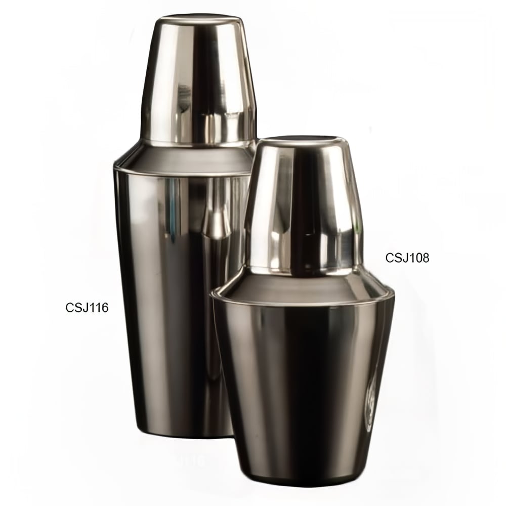 166-CSJ116 16 oz Stainless Bar Cocktail Shaker Set