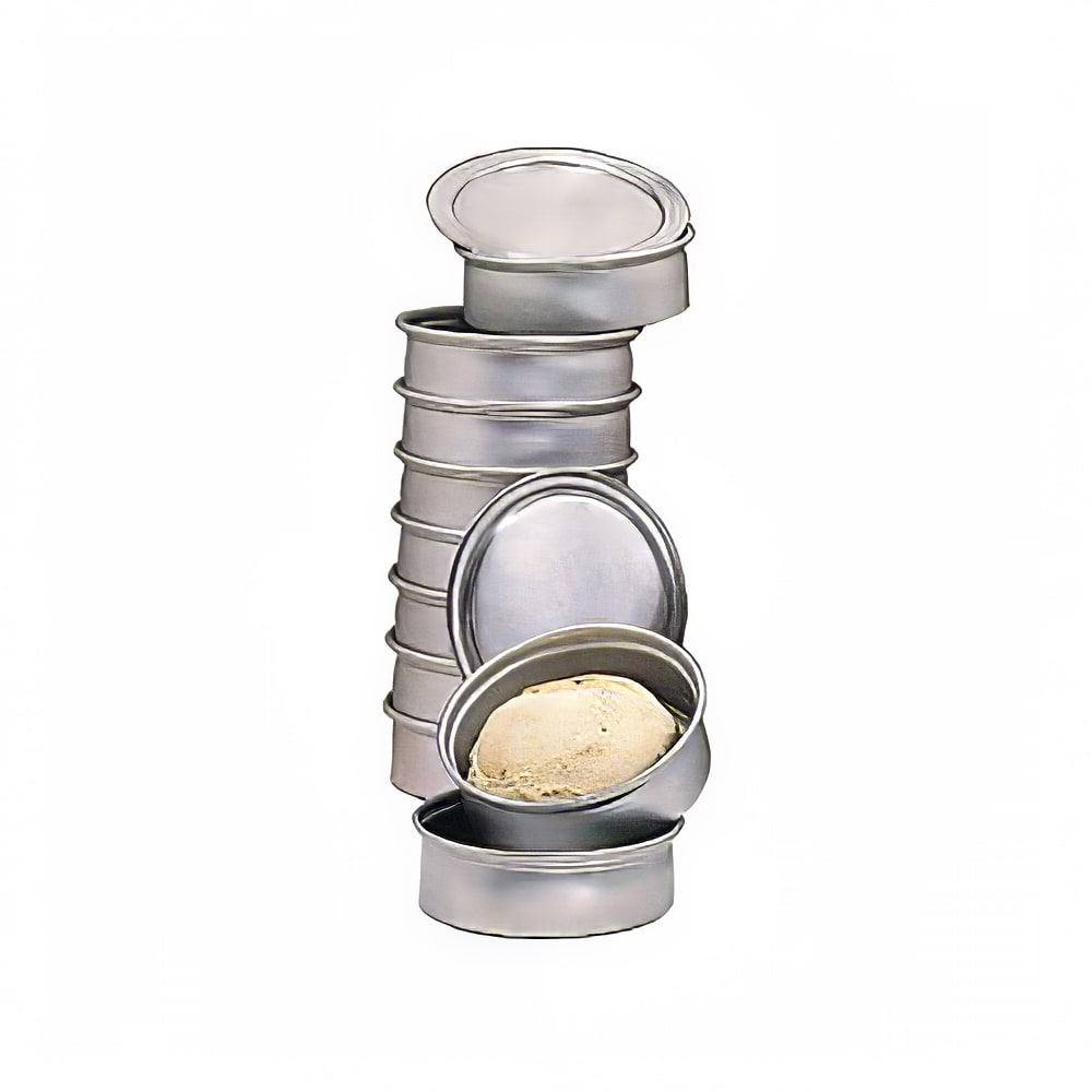 166-DRP774 7 7/8" Round Dough Pan - Aluminum