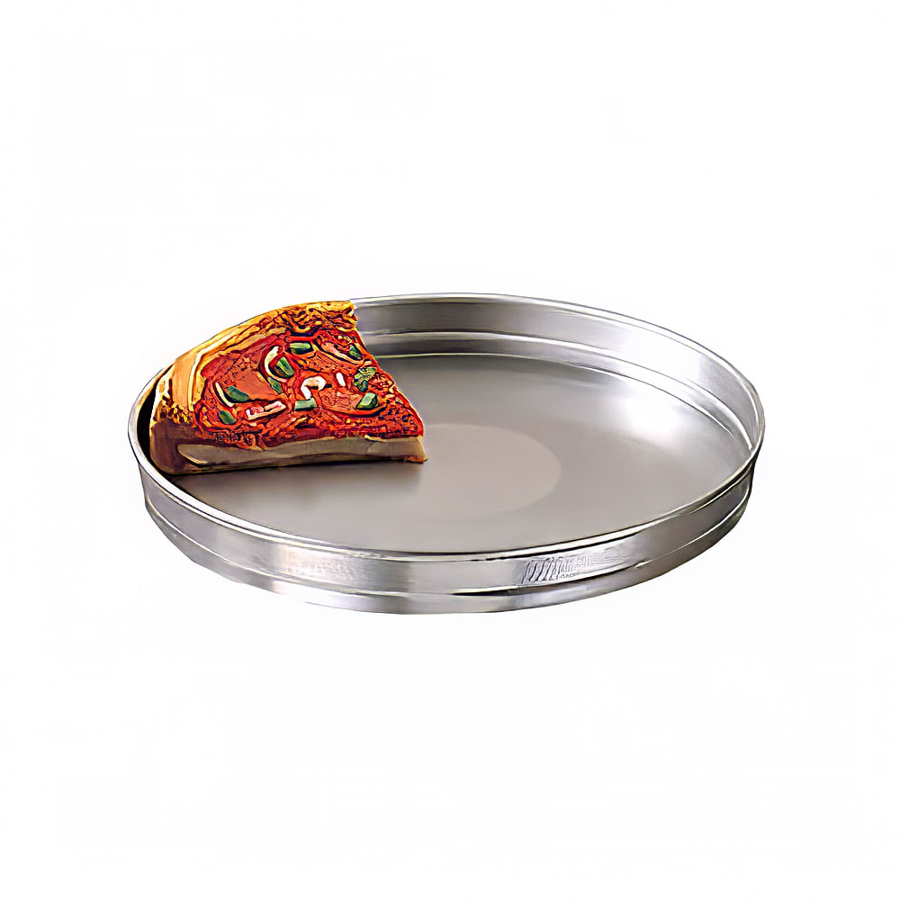 166-HA5112 12" Self Stacking Pizza Pan, 1 1/2" Deep, Aluminum