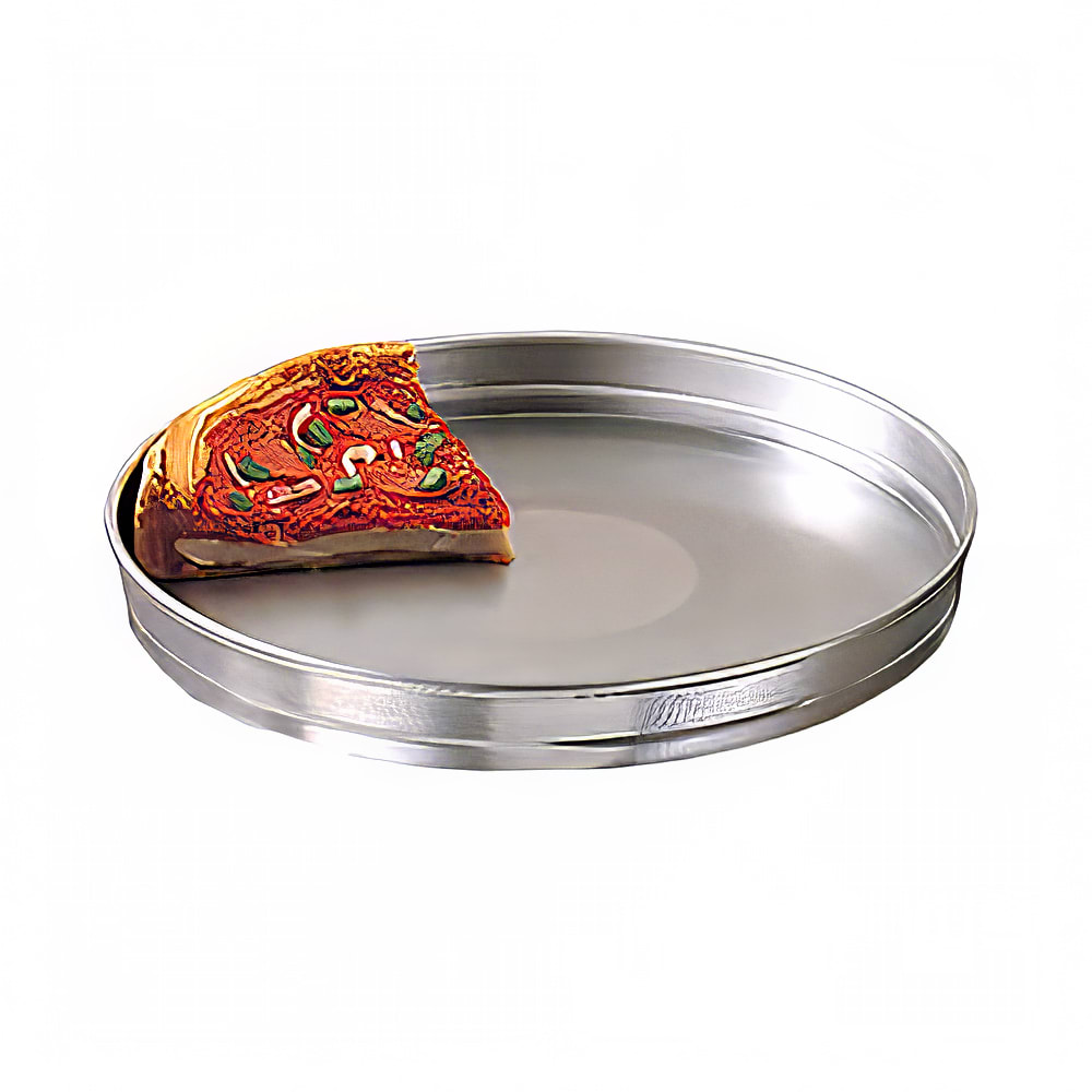 166-HA5009 9" Self Stacking Pizza Pan, 2" Deep, Aluminum
