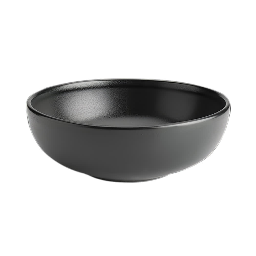 706-HL305450AFCA 55 oz Round Foundry Bistro Bowl - China, Black