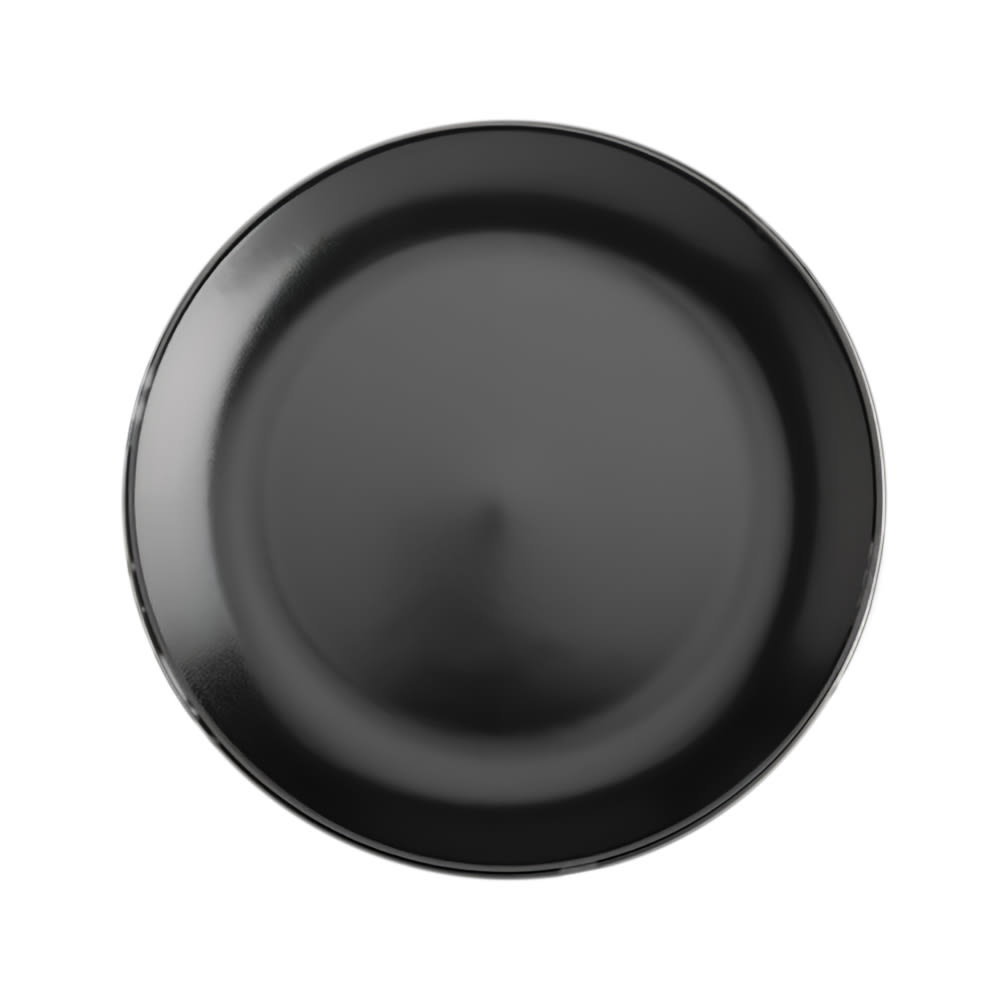 706-HL303100AFCA 10 3/8" Round Foundry Coupe Plate - China, Black