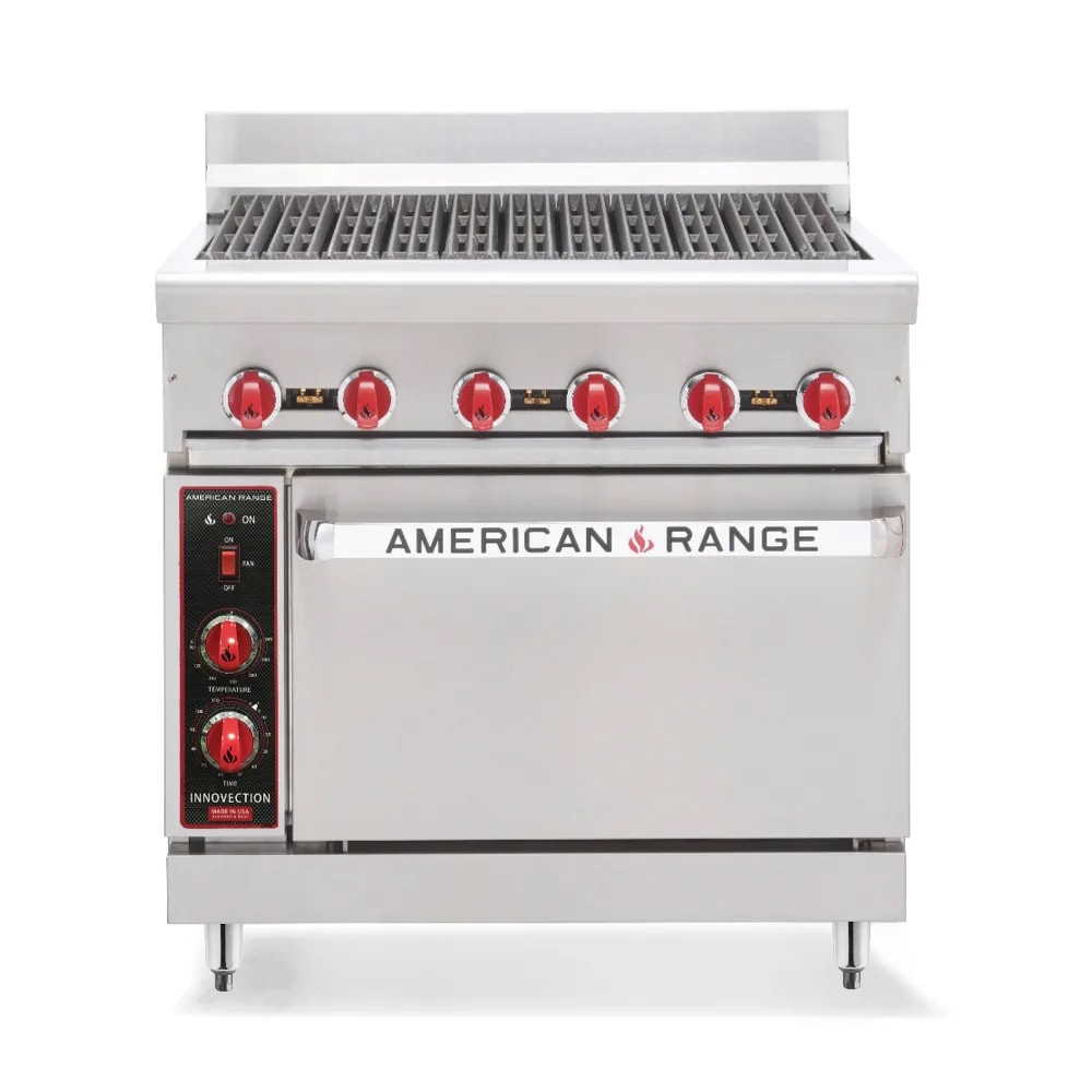 386-AR3RBNG 36" Gas Range w/ Charbroiler & Standard Oven, Natural Gas