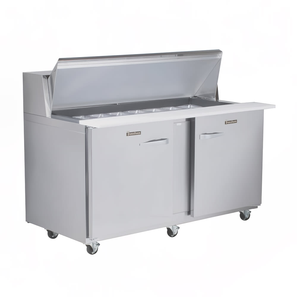 206-UPT6012LR 60" Dealer's Choice Sandwich/ Salad Prep Table w/ Refrigerated Base, 115v