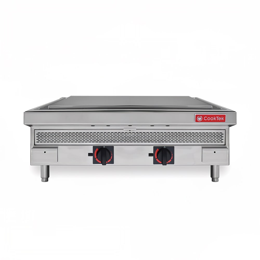 CookTek 680101 36" Electric Induction Plancha w/ Manual Controls - Chrome Plate, 208-240v/3ph