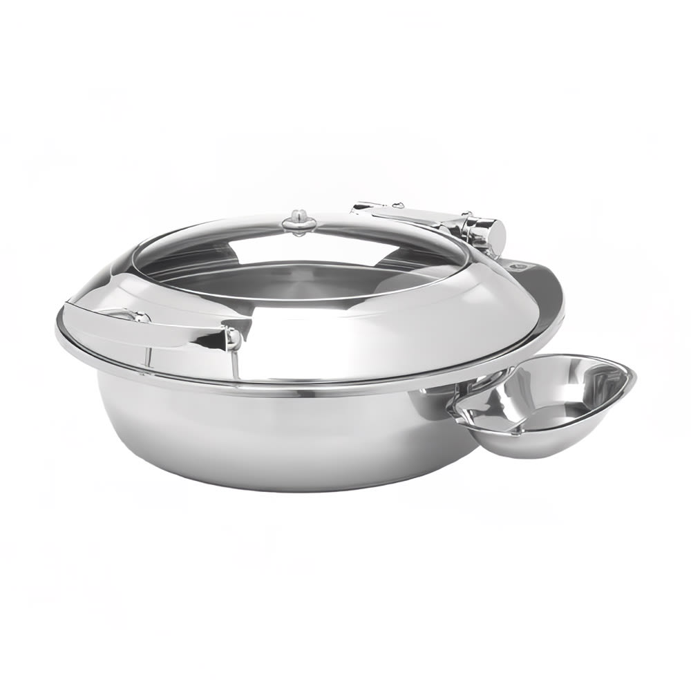 CookTek UCG01 Round Chafer w/ Hinged Lid & Induction Heat