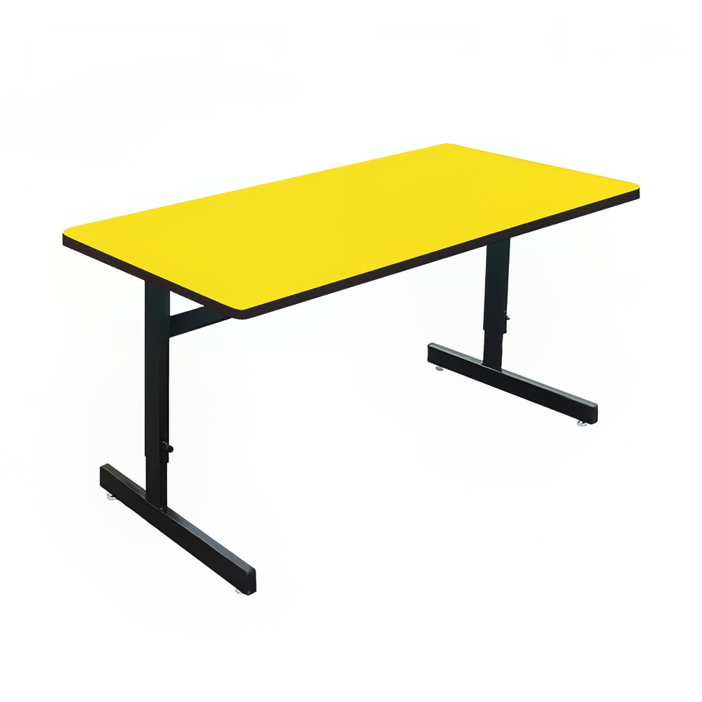 228-CSA307238 Desk Height Work Station, 1 1/4" Top, Adjust to 29", 72" x 30",...