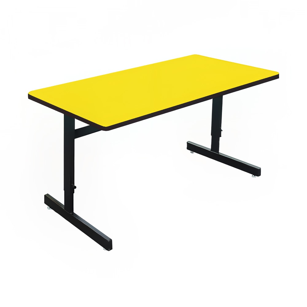 228-CSA246038 Desk Height Work Station, 1 1/4" Top, Adjust to 29", 60" x 24",...