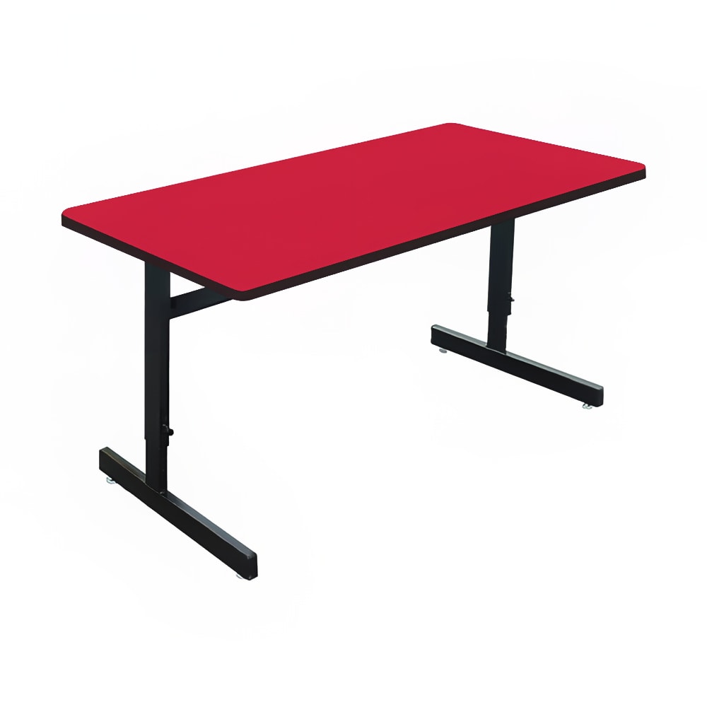 228-CSA304835 Desk Height Work Station, 1 1/4" Top, Adjust to 29", 48" x 30",...