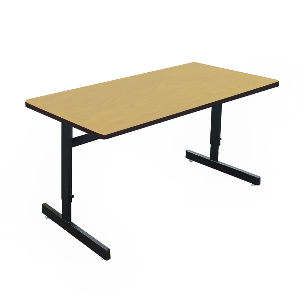 228-CSA306016 Desk Height Work Station, 1 1/4" Top, Adjust to 29", 60" x 30",...