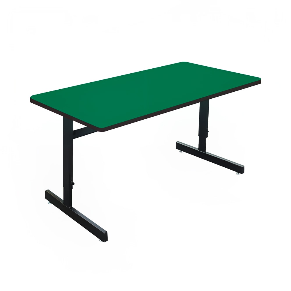 228-CSA306039 Desk Height Work Station, 1 1/4" Top, Adjust to 29", 60" x 30",...
