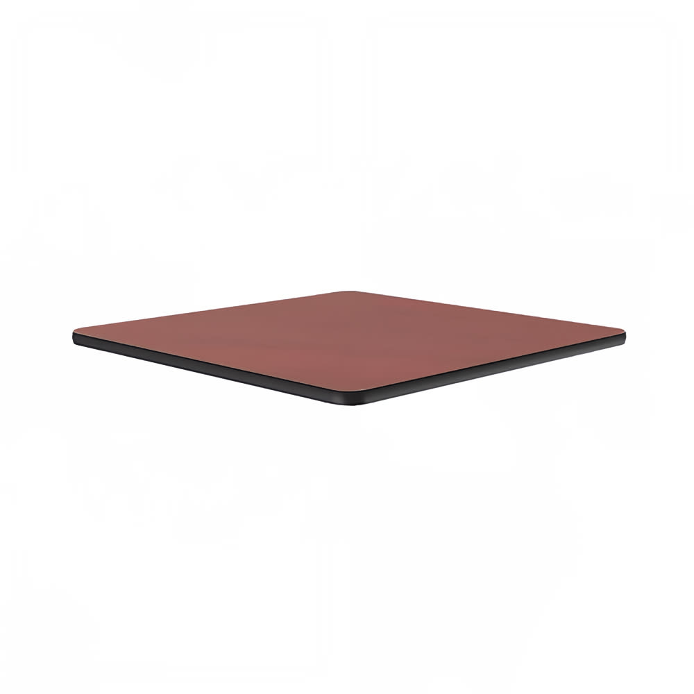 228-CT42S21 42" Square Cafe Breakroom Table Top, 1 1/4" High Pressure, Cherry